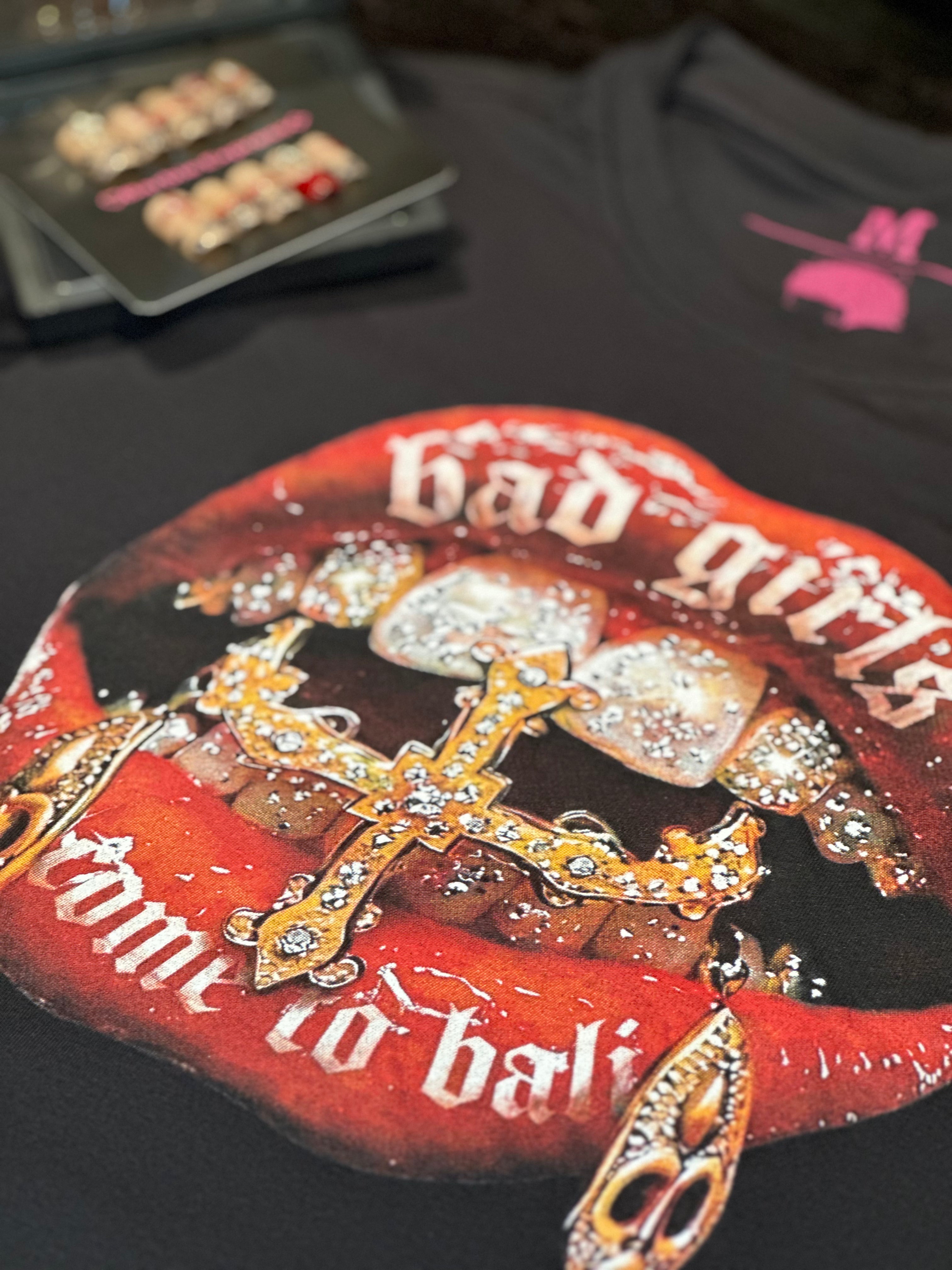 LIPS BAD GIRL baby tee