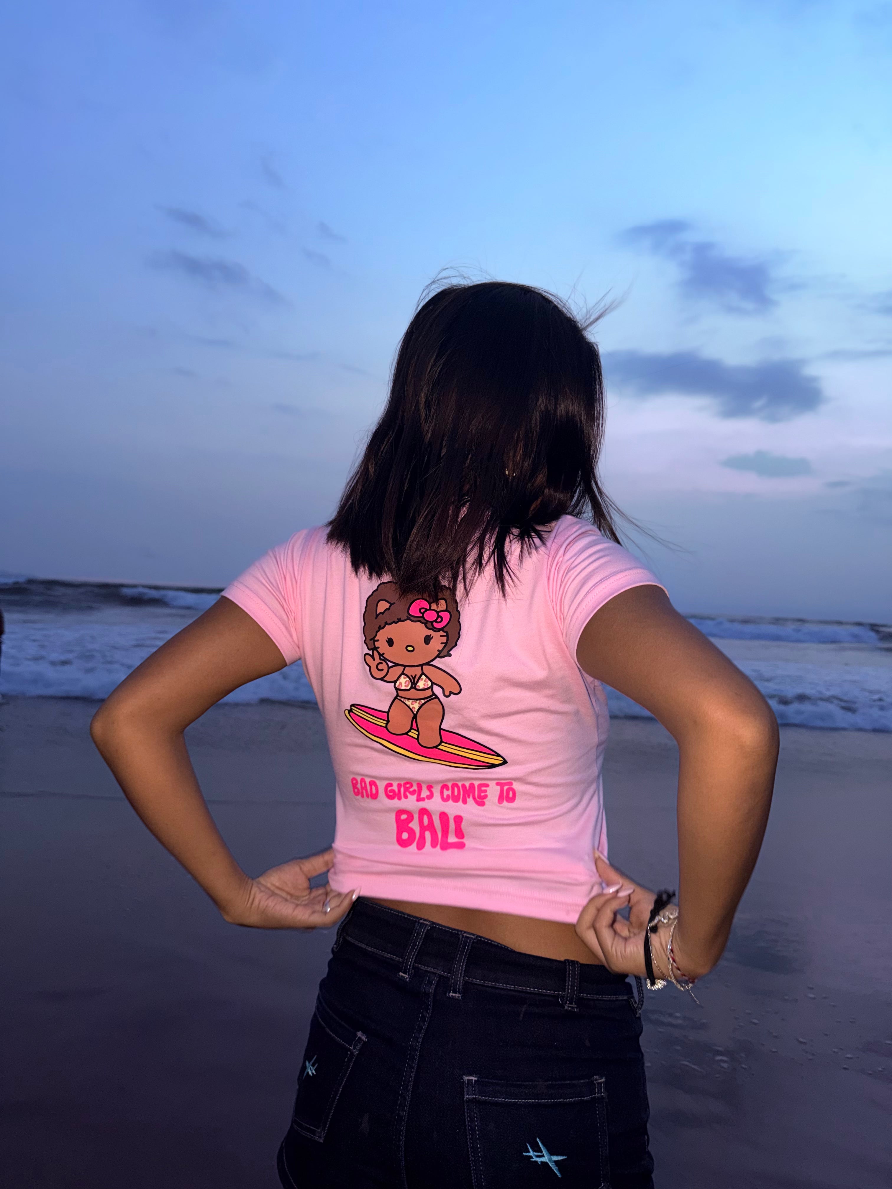 SURF KITTY baby tee