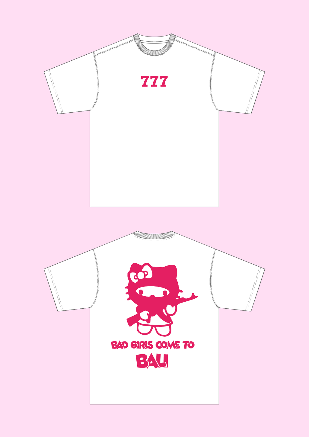 AK-47 KITTY boxy t-shirt