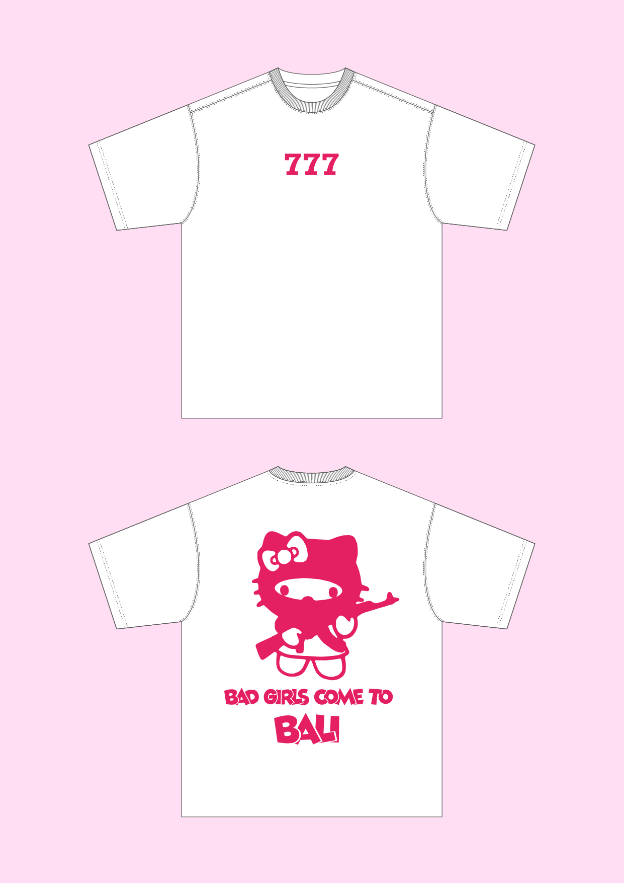 AK-47 KITTY boxy t-shirt