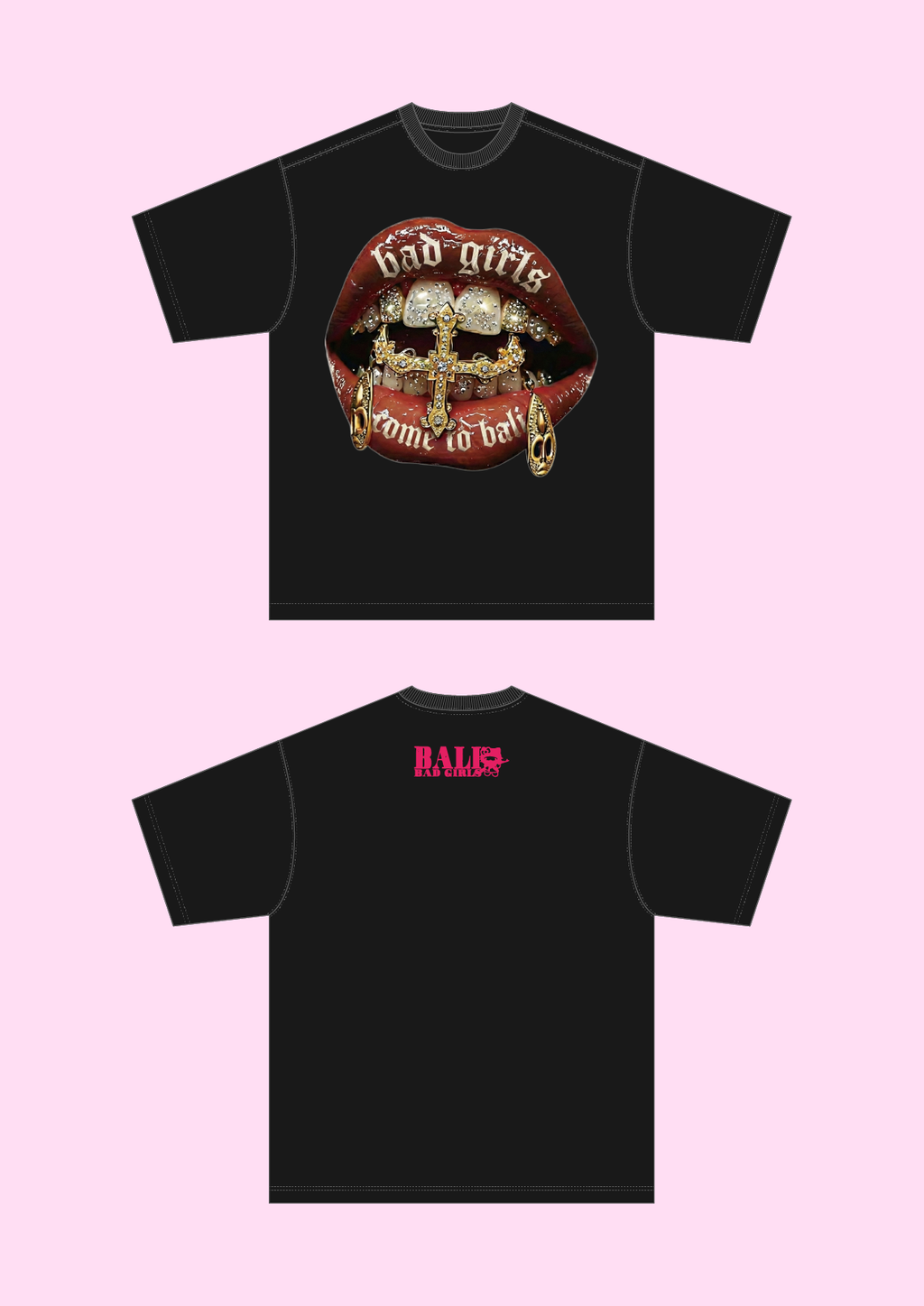 LIPS boxy t-shirt